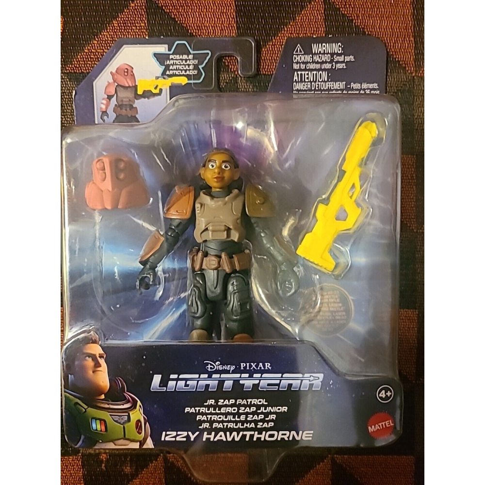 Izzy Hawthorne Disney Pixar LIGHTYEAR Movie Jr Zap Patrol 4.5” Figure Mattel New - Picture 2 of 4